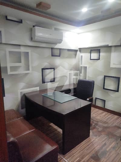 1400 sq ft fully furnished office available for rent VIP location of shaheede millat road.