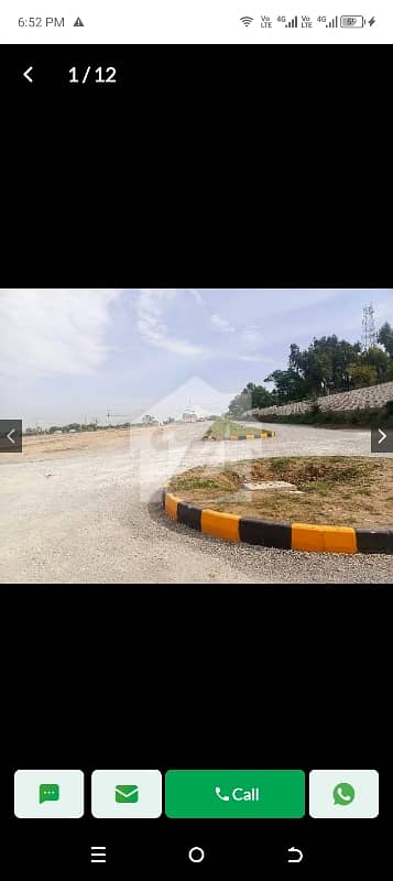آئی ۔ 12 اسلام آباد میں 8 مرلہ رہائشی پلاٹ 2.55 کروڑ میں برائے فروخت۔
