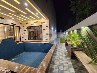 2 KANAL ULTRA MODERN Brand New Luxery Stylish Double Highted Lobby double storey vip house on 100 fit road available for sale in VALANCIA TOWN LAHORE by Fast property services Lahore