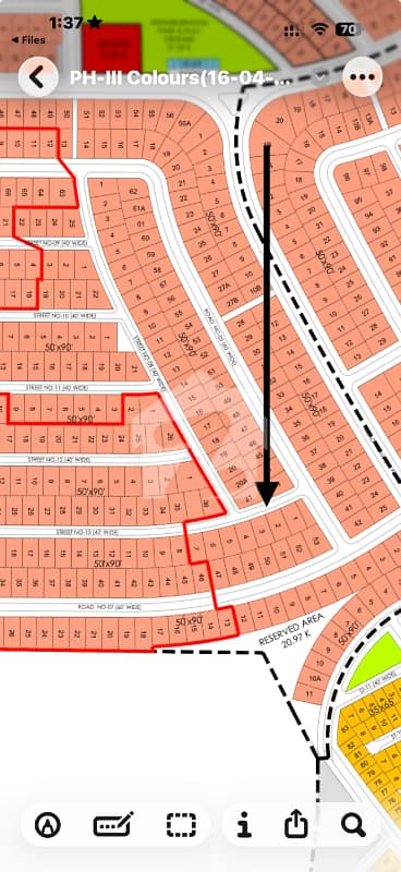 1 Kanal Residential Plot In DHA Phase 3 - Block D Available