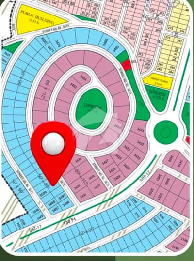 Solid 1 Kanal Plot Available for Sale in Block G, MPCHS Near Markaz & Masjid