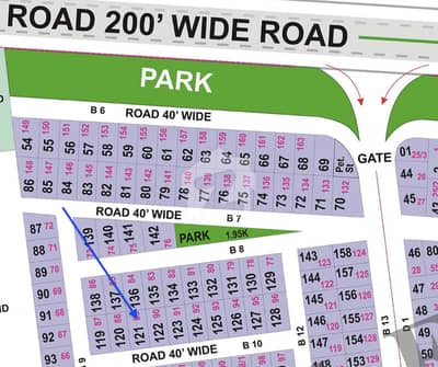 Residential Plot # 121 B, DHA Rahbar Sector 1 for Sale
