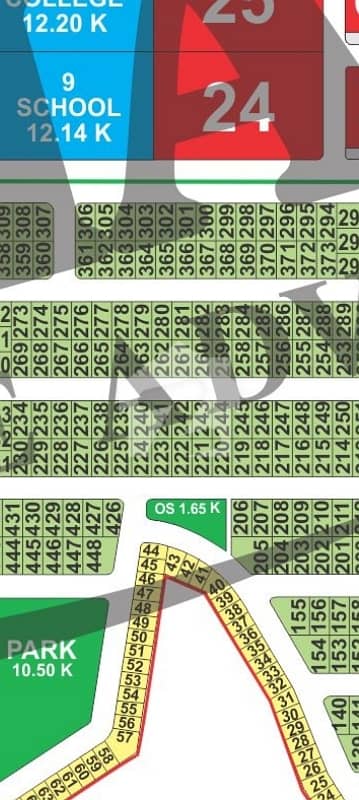 LDA city Lahore L block 10 Marla on ground carpeted road possession available ready to construction plot for sale