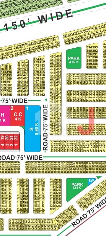 LDA city Lahore j block 5 Marla corner+ 75 ft road