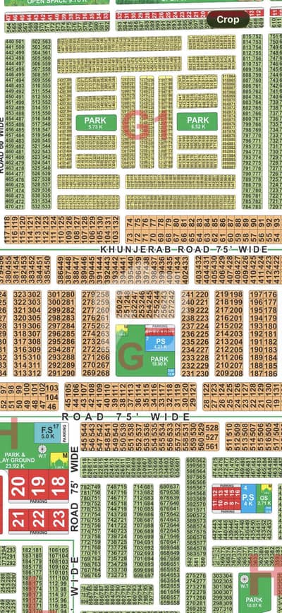 Corner plot for Sale G Block hot location near park +commerical+masjid or school possession soon