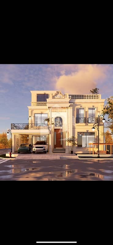 23 Marla Tauheed Block Gray Structure Elite Corner House For Sale | Bahria Town | Basement Club, Full-Size Pool & Cinema