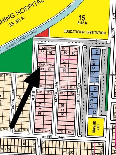 F Block Markaz back Plot Mostly demand area