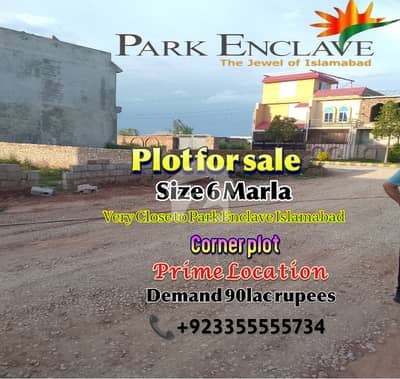 6 Marla Corner plot for sale