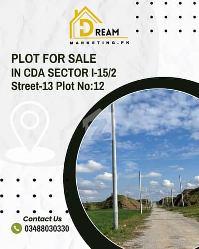 5 Marla Plot for Sale in i-15 | 03488030330 | Ideal Location | Demand: 7600000 lac