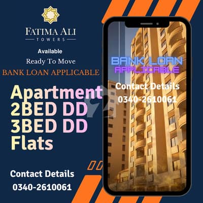 Fatima Ali Towers ( BANK LOAN APPLICABLE ) Luxury Apartments Available Ready To Possession