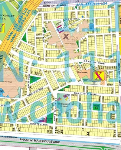 1 Kanal Plot for Sale DHA Phase 8, Block X, Lahore