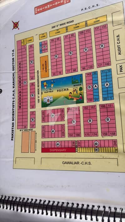 400 sqyd leased plot vip location pakistan scientist coop housing society westopen 40 ft road
