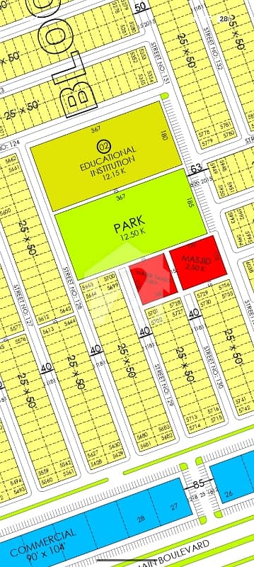 5 Marla Solid Sun Face Plot Block A Faisal Hills For Sale