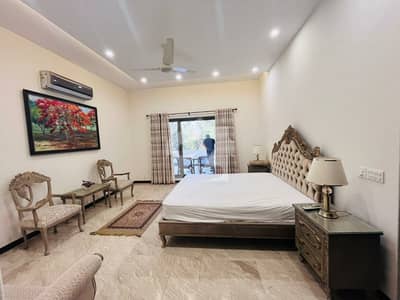 F-10 brand new 4 bedroom Furnished Upper portion Available For Rent Lift available beautiful Location
