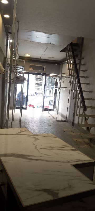Shop + mezzanine Is Available For Rent Zamzama Commercial