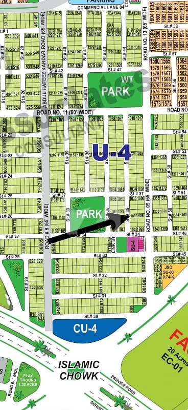 10 Marla Prime Location Plot Possession Sector Near To kashmir Park Near To shah shams Tabrez Gate DHA Multan