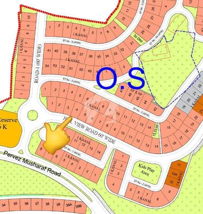 Dha Phase, 4 Over Seas Block Plot For Sale 1,Kanal