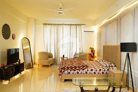 STUDIO LUXURY FURNISHED APARTMENT AVAILABLE FOR RENT AT GULBERG GREEN ISLAMABAD