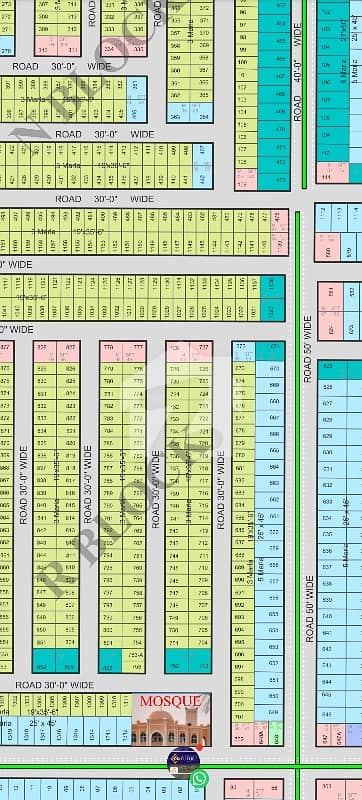 R Block 3 Marla plot Cornar plot for sale