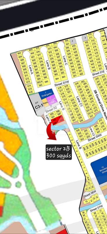 300 Sq. Yds Prime Residential Plot for Sale in Sector 2B DHA City Karachi