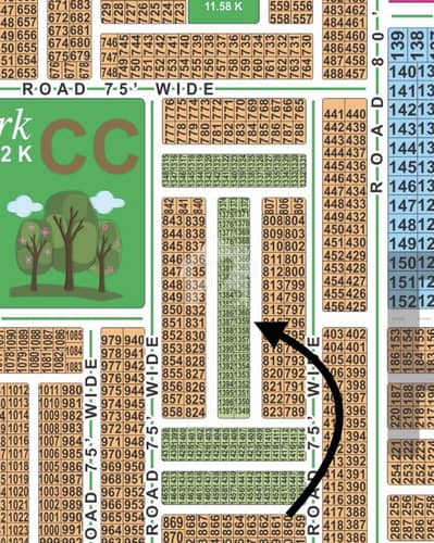 CC block 10 marla plot available for sale