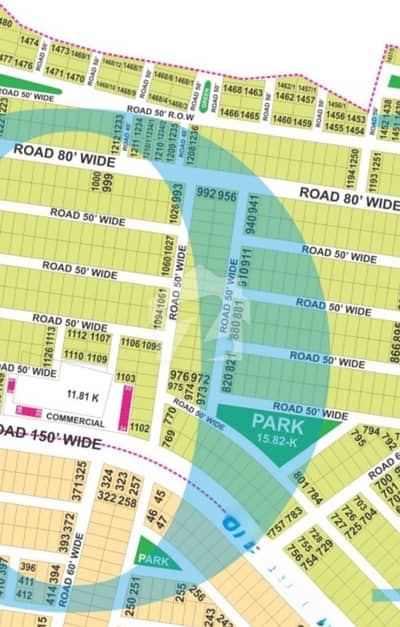 1 Kanal Residential Plot for Sale DHA Phase 9 Prism, F Block
