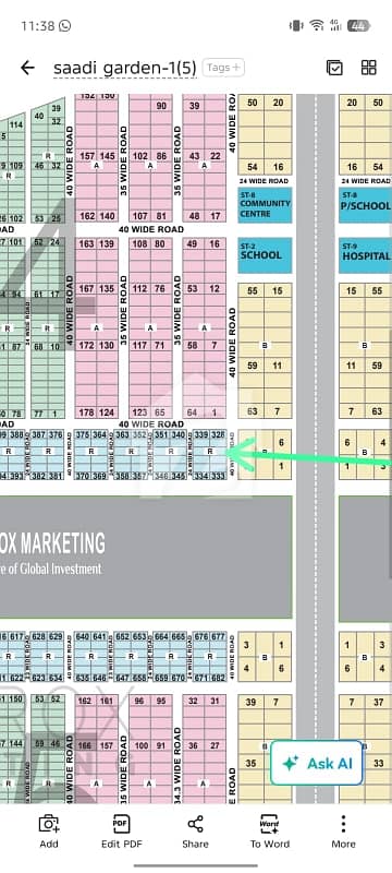 120 SQ YARD PLOT 40 FT ROAD FACING 400 SQ YARD FIRST GALI