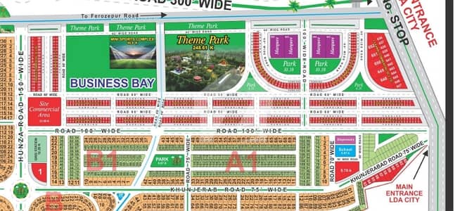 LDA CITY Lahore A1 Block 10 Marla Plot For Sale LDA CITY Lahore A1 Block 10 Marla Plot For Sale