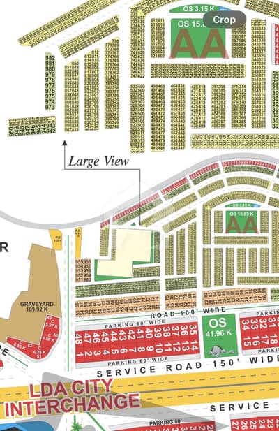 AA Block 10 Marla Residential plot for Sale iqbal Sector
