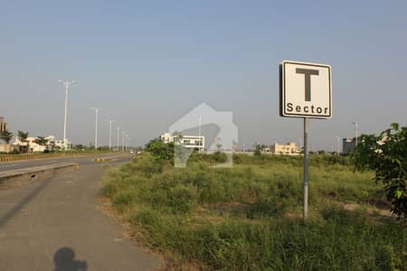 1 Kanal T 138 Plot is available for Sale in Phase 7 Block T DHA Lahore