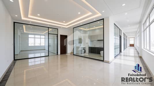 3300 Sq Ft Commercial Office Floor for Rent in Kohinoor City, Faisalabad | Ready-to-Use Corporate Space
