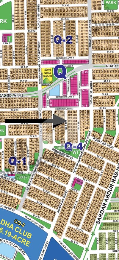 1 Kanal Possession Sector Prime Location Plot Available For sale In DHA Multan