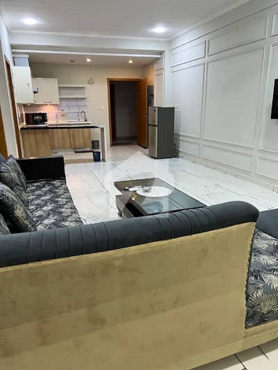 1bed room luxury apartment Full Furnished In heights 1 xt block D Phase 1 Bahria Town Rwp