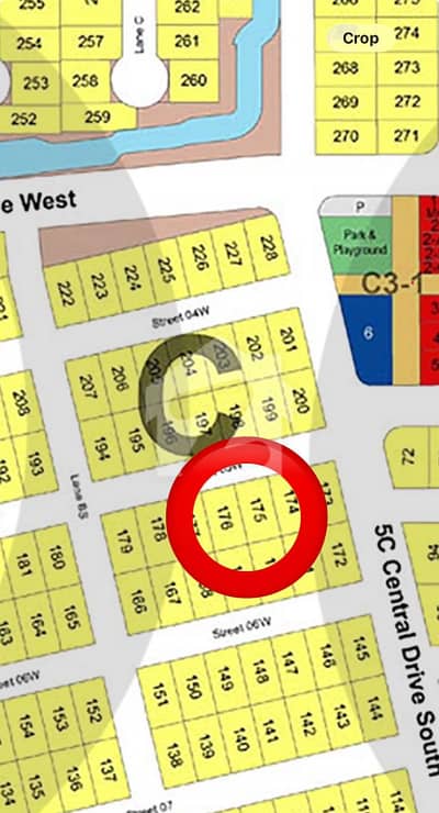 SECTOR 5-C 500 YARDS TOP CLASS LOCATION POSSESSION SECTOR