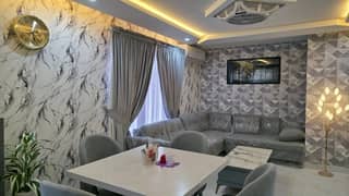 2 bed apartments fully furnished apartments available for rent in rezinable price and prime location Bharia Enclave Islamabad