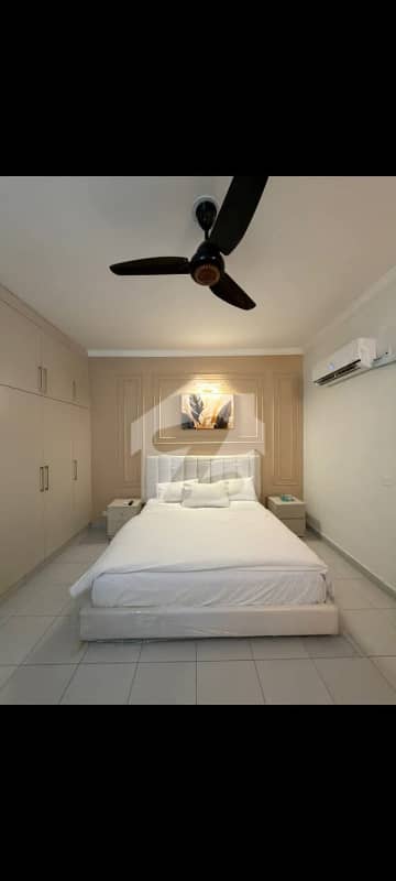 One Bedroom Apartment Four Rent Available Gulbug Green Islamabad Full Furnished family building safe and secure