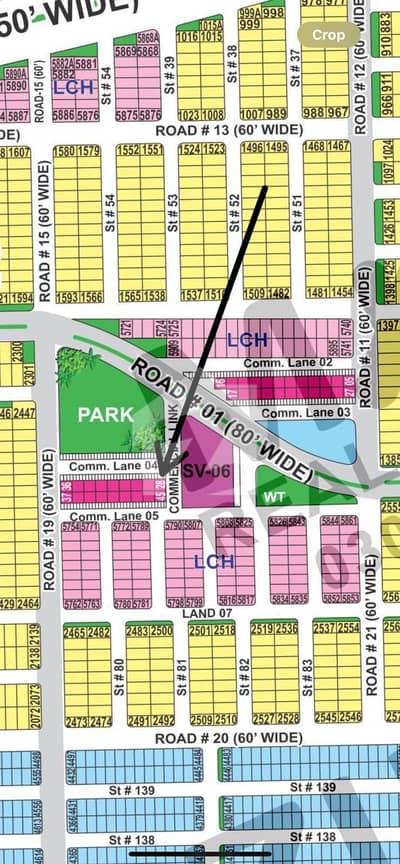 SECTOR-V 4 MARLA CORNER + PARK FACING COMMERCIAL PLOT AVAILABLE