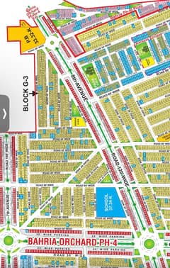 5 marla commercial plot main boulevard bahria orchard phase 4