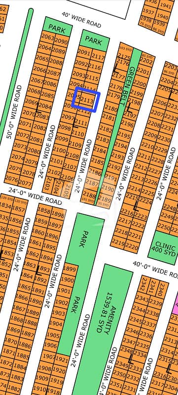 L-1943, 80 Square Yard, Gold Block Plot For Sale