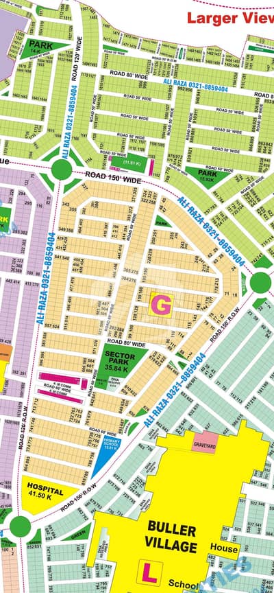 1-kanal Plot near park ready for build seller needy