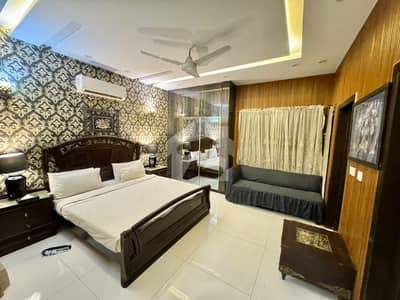 Main Brother's Offer DHA Pheas7 Brand New 1Kanal Upper Portion Morden Fully Furnished House For Rent 3Bed Room Attached Bath TV Lounge Kitchen Store Terraec Servent Quarter Servent Quarter Bath 2Car Parking Electric Meter Separate