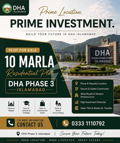 dha 3 plots available
