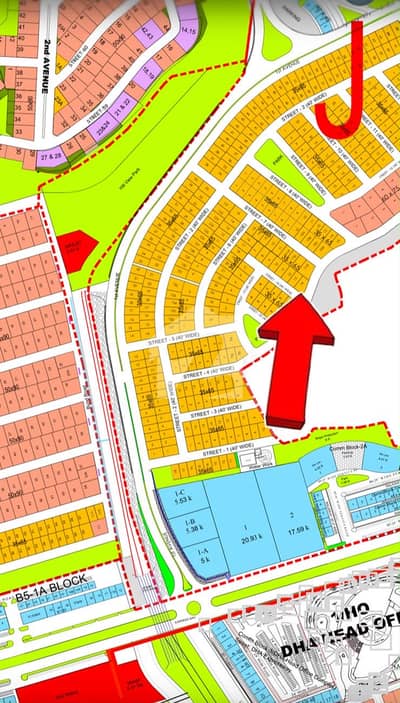 10 Marla Corner Plot Available For sale In DHA 5 Islamabad