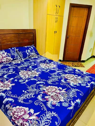Brand New Fully Furnished 3 Marla 2 Bedroom Flat For Rent Citi Housing Sialkot.