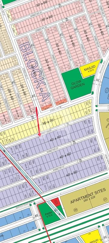 Faisal Hills A Block 40x80 Plot Near Markaz & Masjid Premium Location plot#738