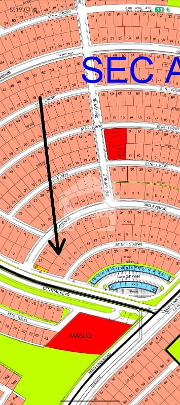 1 Kanal Developed Possesionable Plot Available For Sale. . .