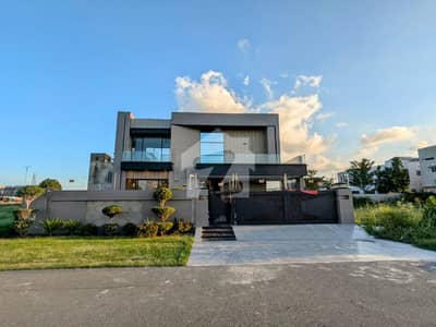 BRAND NEW ONE KANAL LUXURY MODERN DESIGN HOUSE In DHA Phase 07 Original Picture AC Install Curtains Install