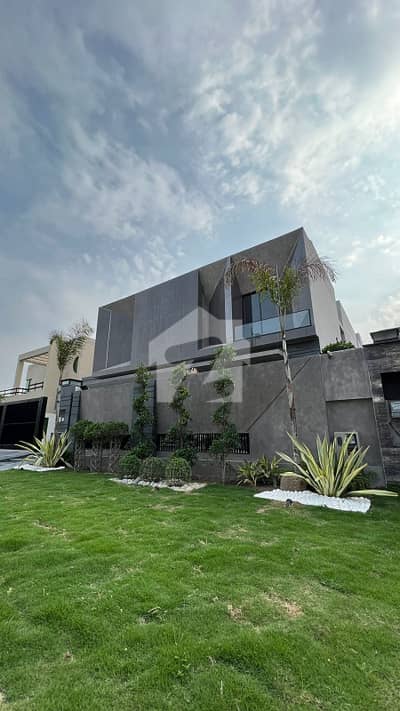 BRAND NEW ONE KANAL LUXURY MODERN DESIGN HOUSE In DHA Phase 06 Original Picture AC Install Curtains Install