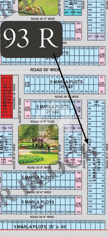 5 Marla Plot for Sale | R Block | Al Rehman Garden Phase 2, Lahore