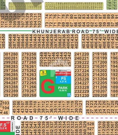 Facing Park 1-Kanal On Ground Carpet Road Plot for sale with all dues paid Facing Park 1-Kanal On Ground Carpet Road Plot for sale with all dues paid